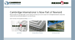 Desktop Screenshot of cambridge-intl.com