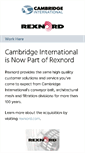 Mobile Screenshot of cambridge-intl.com